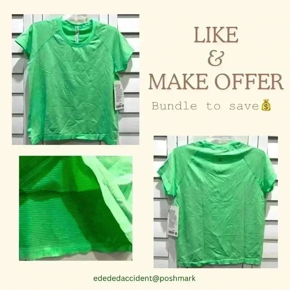 Lulu🍋lemon-Swiftly Tech short  sleeve 2.0 *race
